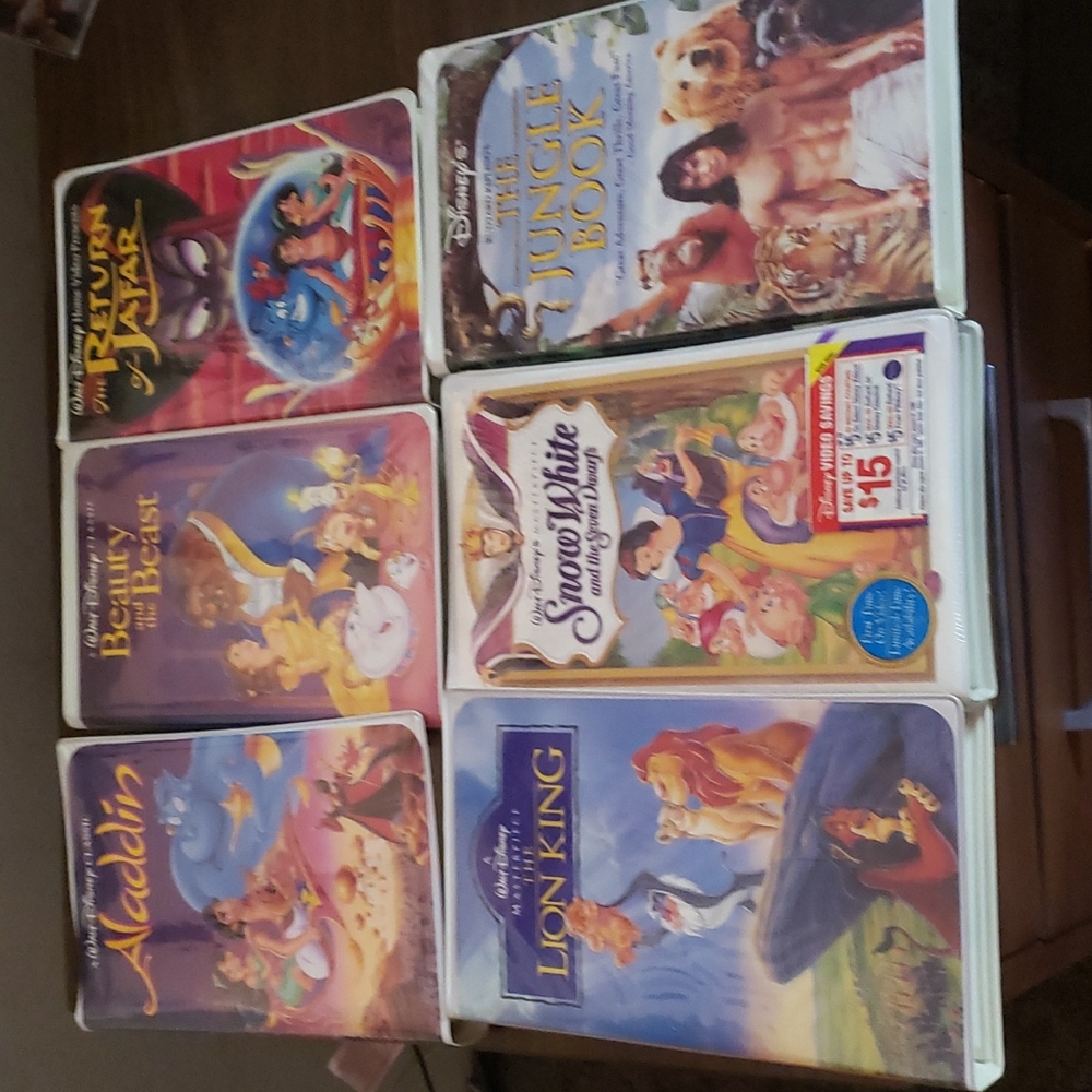 Disney VHS cartoons/movies